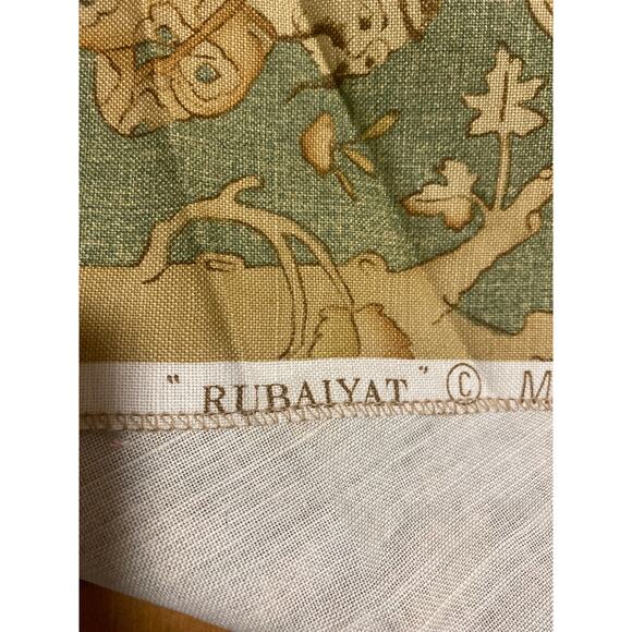 Brunschwig&Fils Rubaiyat fabric Safavid courtiers leading Georgian vintage29x36 - Picture 4 of 5